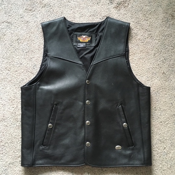 Harley-Davidson Other - Harley Davidson Men’s Leather Vest